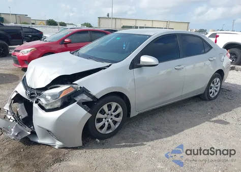 2015 Toyota Corolla L from USA, damaged, VIN 2T1BURHE1FC403727